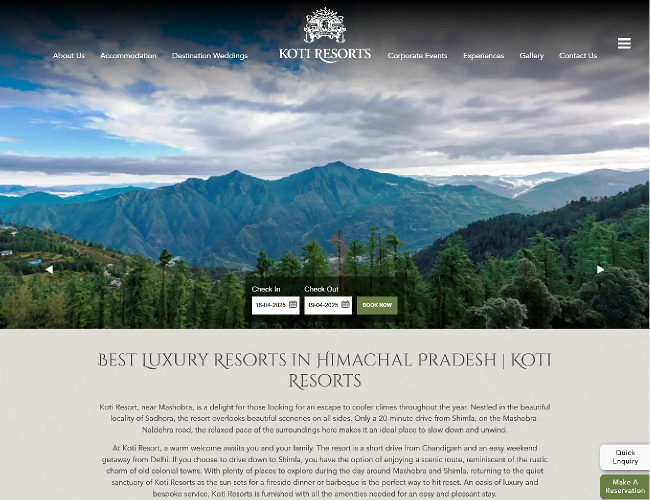 KOTI RESORTS